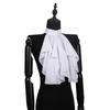 Renaissance Ruff Collar - Elegant White Detachable Neck Piece for Costumes & Historical Reenactment