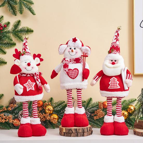 Christmas Doll Ornament Santa Claus Snowman Elk Decoration Festive Tree Decor Christmas Party Supplies