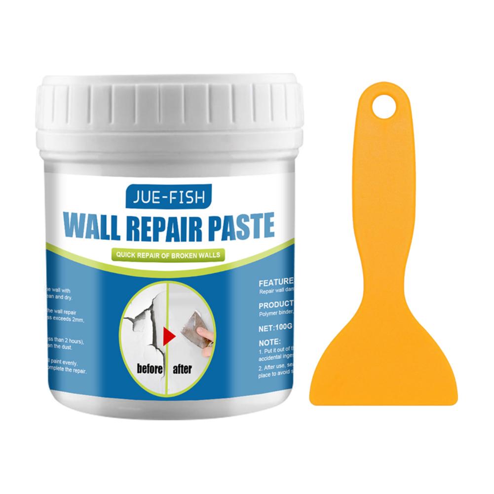 100g Multipurpose Ceramic Repair Agent Strong Adhesion Professional Adhesive Repair Agent with Scraper for Bathroom Wall Floor