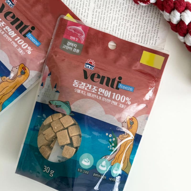 [Pet] Sajo Ventifreeze Freeze-Dried Salmon 30 G