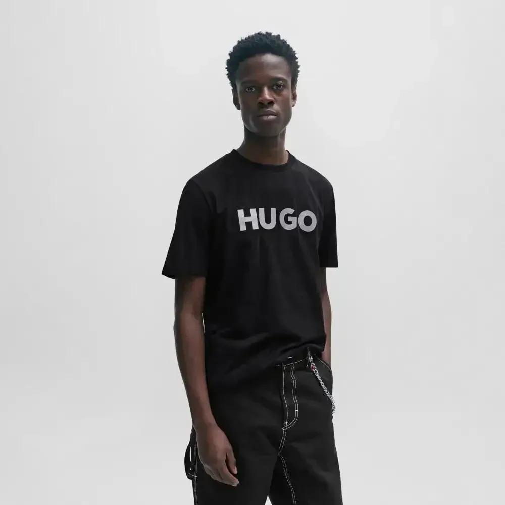 Vysoce kvalitní značkové pánské tričko s krátkým rukávem HUGO Luxusní tričko Letní ležérní bavlněné Dámské tričko Módní dětské oblečení Tričkové topy