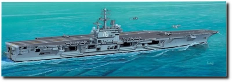 

PLATZ Italeri Scale US Nuclear Aircraft Carrier Ronald Reagan Plastic Model Kit IT5533 1/720 CVN-76 (Ship)