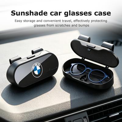 Auto-Brillenbox Tragbarer Sonnenbrillenhalter Brillenetui Sonnenblende Für M 1 3 4 5 6 7 Serie X1 X3 X4 X5 G20 G38 F48 E36 E39