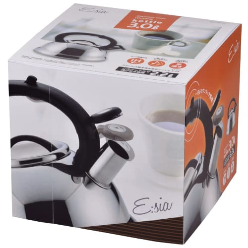 Waco Trading Easyia Stainless Steel Quick-Boil Whistling Kettle, 3.0L, H-2566