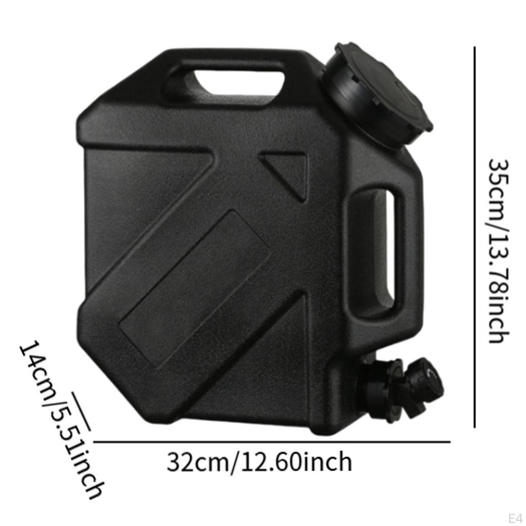 Recipient de apă de 10 L Găleată de exterior cu robinet de capacitate mare, fără scurgeri, ulcior