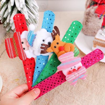 Christmas Decorations Do Not Shine Christmas Pat Circle Children'S Toy Bracelet Small Gift Sequins Pat Circle