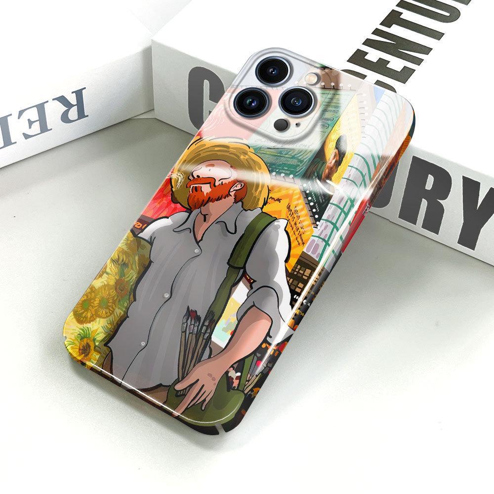 All-inclusive Film Phone Case Cartoon Fashion Design Hard Shell Full Cover Camera Protection Case for iPhone Samsung Xiaomi Poco Redmi Huawei Honor
