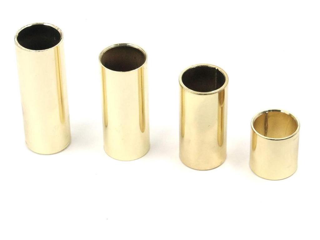 Stainless Steel 304 Guitar Slide Tube for Electric & Acoustic Guitar - 4 Sizes, 3 Colors