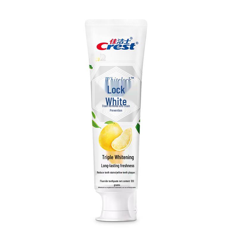 

Crest Lock White Clear Pomelo White Tea Whitening Toothpaste