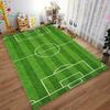 Soccer Field Pattern Carpet for Bedroom or Living Room Decor Rug Suitable for use as an anti-slip for living room bedroom sofas