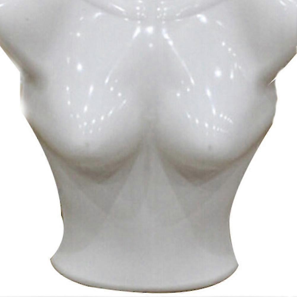 Plastic Half Body Female Mannequin Torse Underwear Clothing Form Display Rack