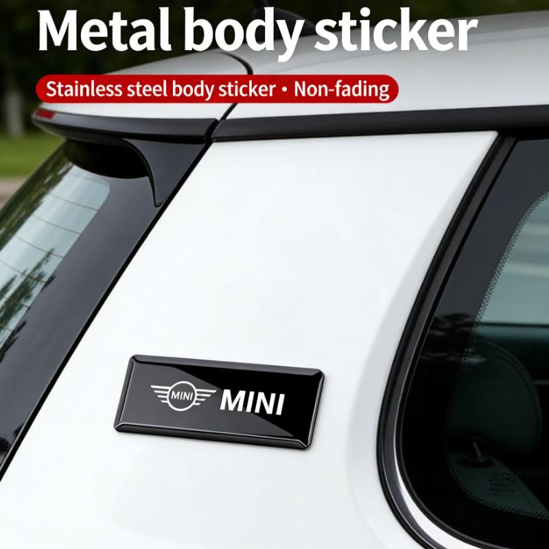 4 piezas Estilo de Coche Pegatina de Emblema Insignia de Metal Calcomanía Decorativa Para Mini Cooper Works One JCW R56 R53 F54 F55