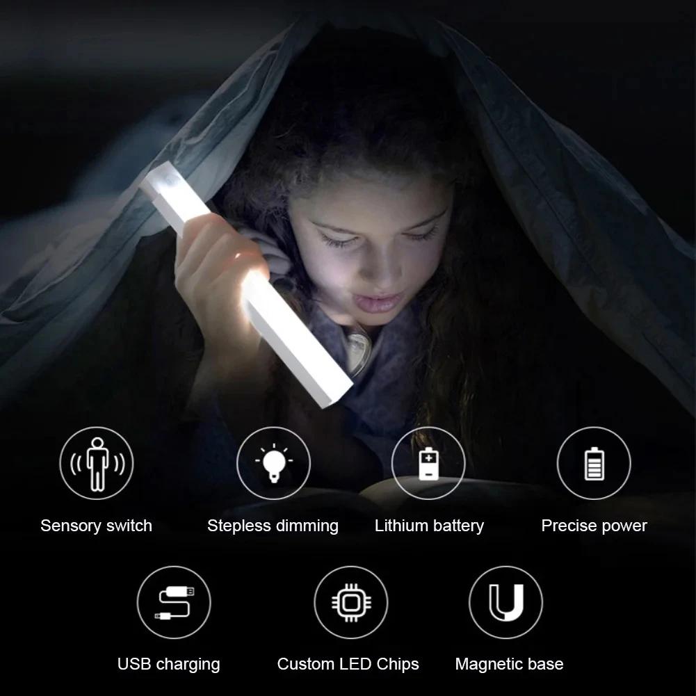 Sensor Light Led Rechargeable Home And Decoration Lamp With Motion Sensor Cabinet Led Lights Wireless Adhesive Night Usb Indoor