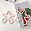 Silicone Heat Resistant Hot Pads Reusable Non-Slip Hangable Coasters for Cups Pots Plates Wear-resistant