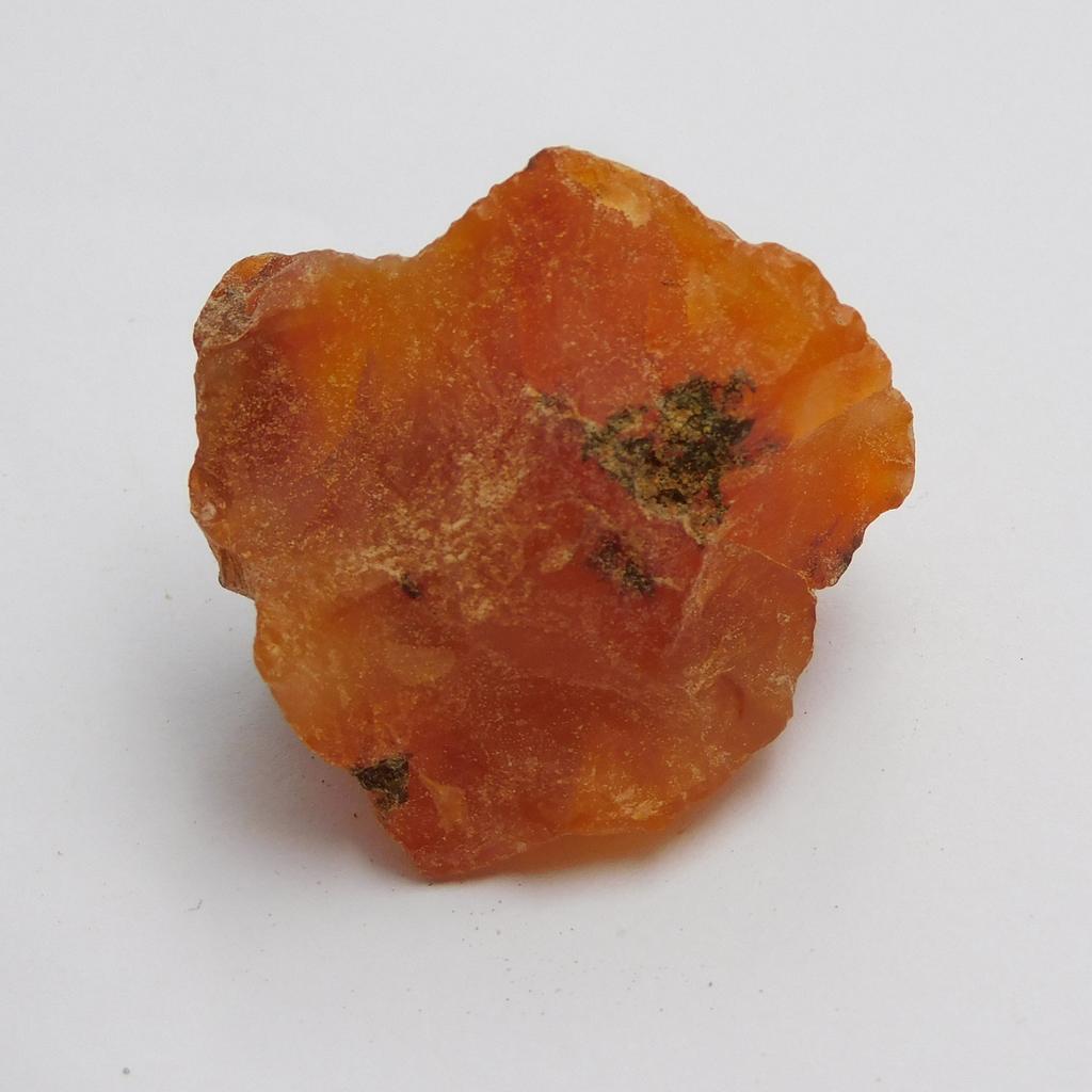 Natural Orange Sapphire Loose Gemstone 74.75 Ct Rough Uncut September Birthstone for Gem Collections
