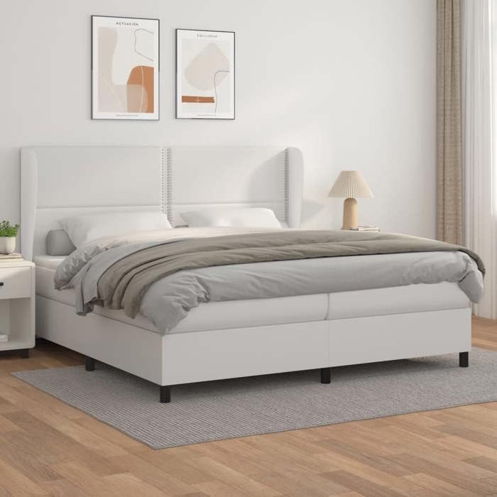VidaXL Slat Bed Base with Mattress, Upholstered Bed, Double Bed, Adult Bedroom Interior Bed, Modern, 3128992