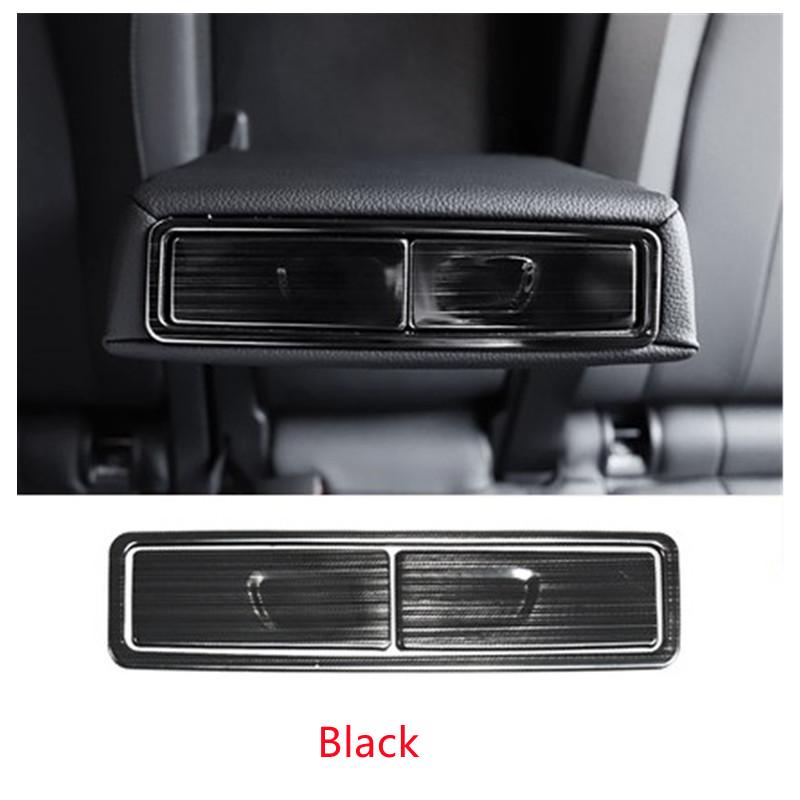 Car Rear Armrest Water Cup Frame Bright Strip Decoration Sticker Fit For Mercedes Benz A W177 GLB X247 GLA H247