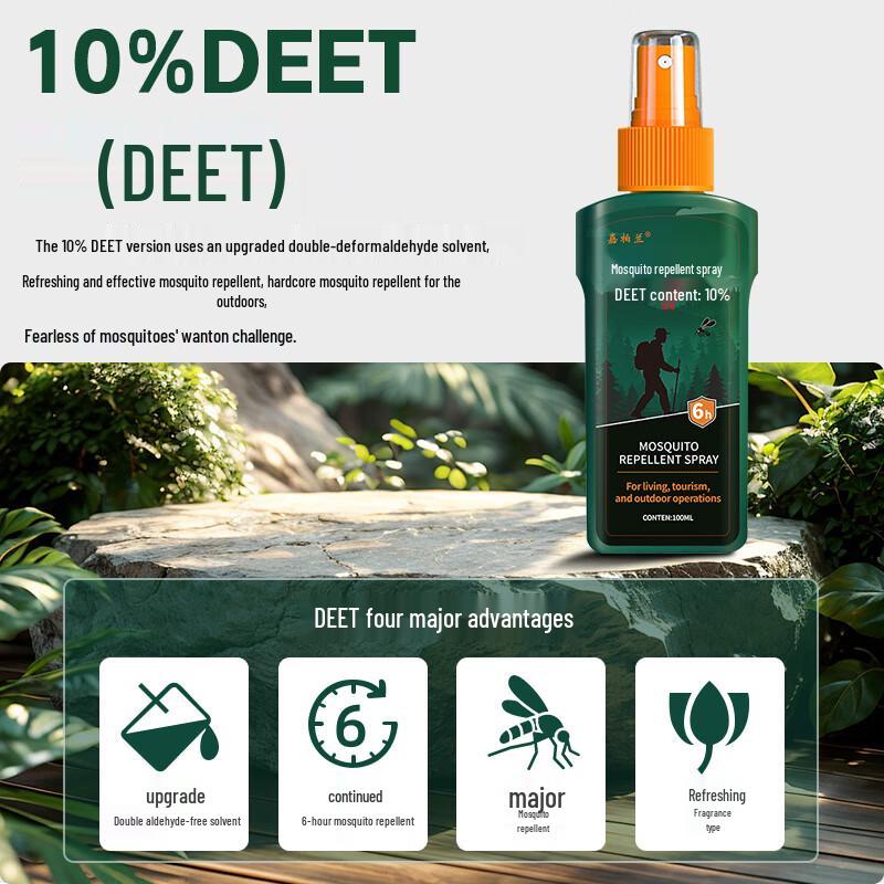 10% DEET Outdoor Mosquito Repellent Spray
