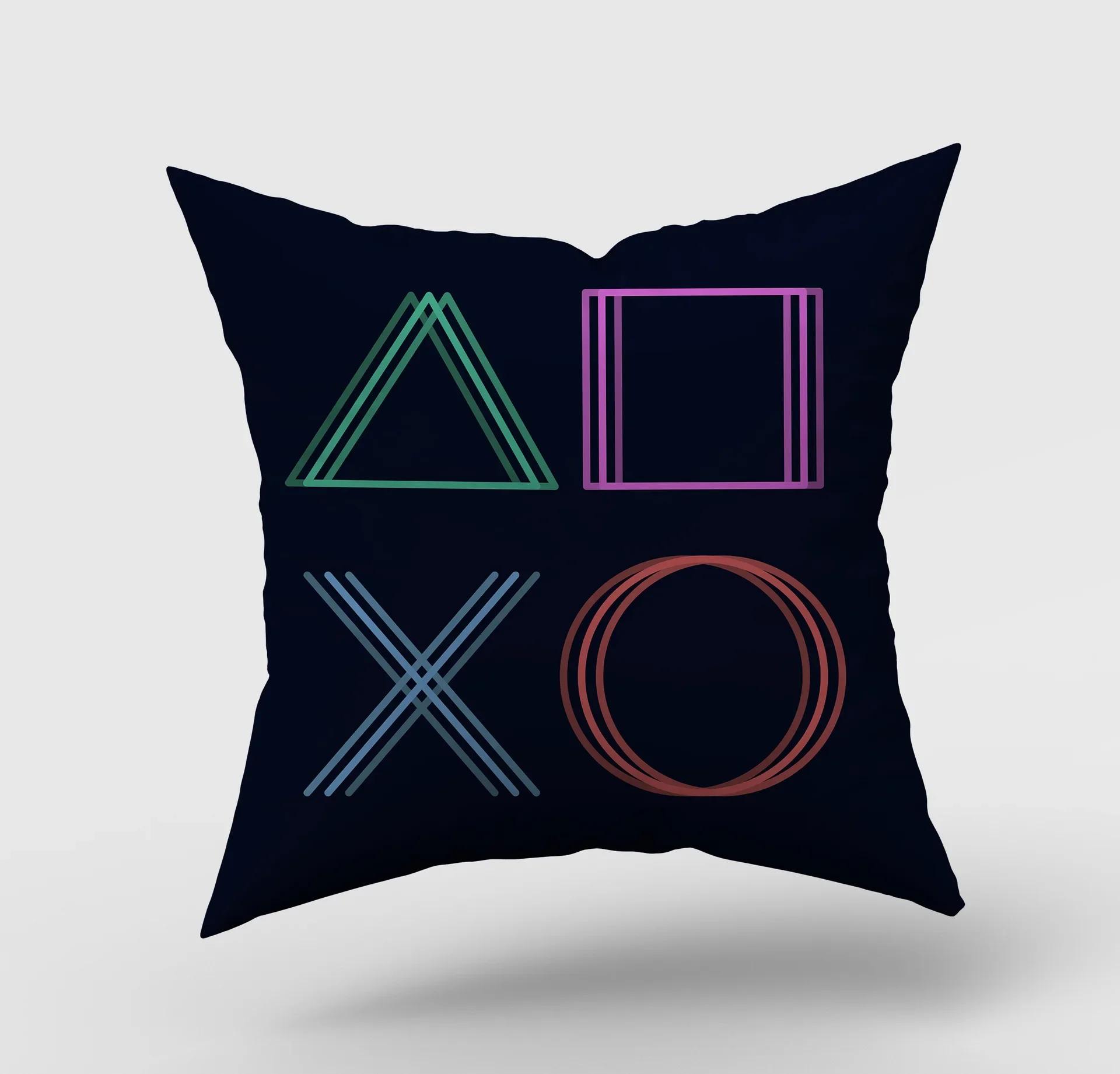 Home Decor Cushion Covers Video Game  Vintage Pillow  Sofa Bed Seat   Gaming Fan Cushions, 30x30cm