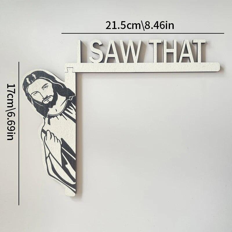 Jesus Door Frame Decoration Ornament, Creative Door Corner Decoration, Scene Decoration, Room Decoration, Home Decoration