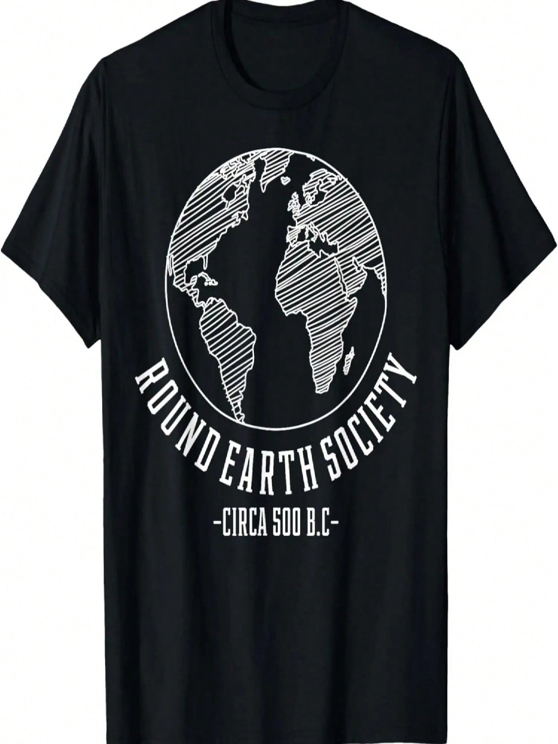 Round Earth Society Gift Design Idea Anti Flat Earth T-Shirt S разноцветный