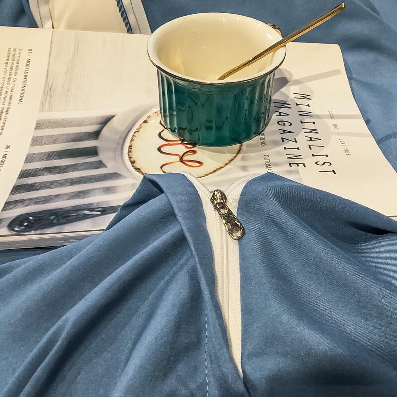 Grace Light Luxury Embroidered Washed Cotton Bedding Set