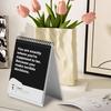 Desktop Calendar 2025 Black Humor Desk Calendar with Pseudo-Inspirational Phrases Students Desk Organizer Negative Quotes