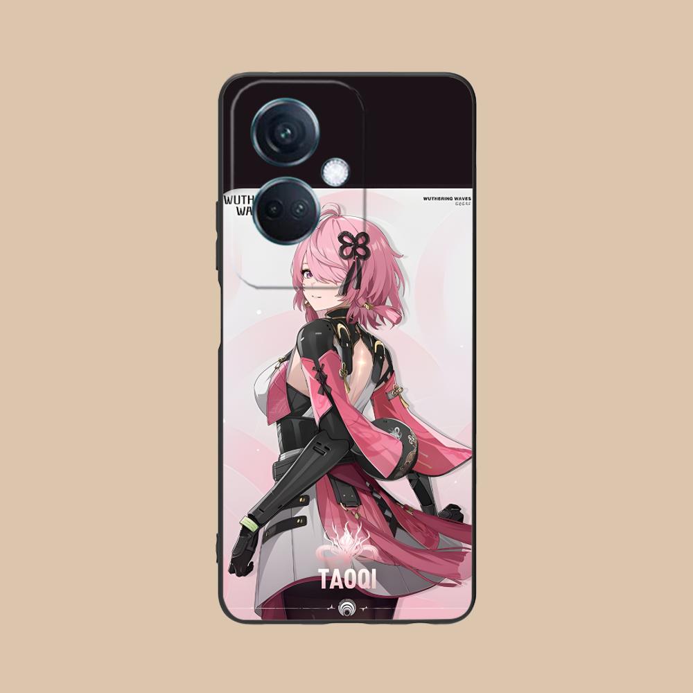 Wuthering Waves Taoqi Mobile Phone Case for OPPO Reno 14 13 12 11 10 9 8 7 6 5 F T Pro 5G Colorful Printing Cover Pretty Cover