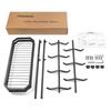Coffee Mug Holder Rack 3-Tier Iron Storage Organizer Kitchen Counter Cup Hanging Stand