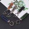 ISFR5 New Metal Leather Car Keyring Keychain Anti-Loss Key Ring For KIA Ceed Sportage Rio Proceed K5 Optima Sedona Forte Cerato Venga