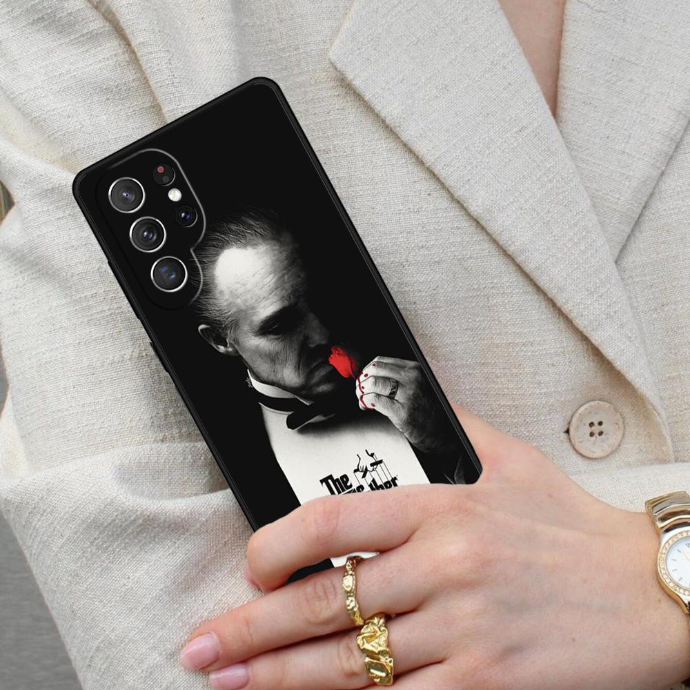 Classic Movie Godfather SOFT Cell Phone Case for Samsung Galaxy S26 Ultra S25 S24 S23 S22 S21 S20 Note10 Cover Galaxy S25 Ultra