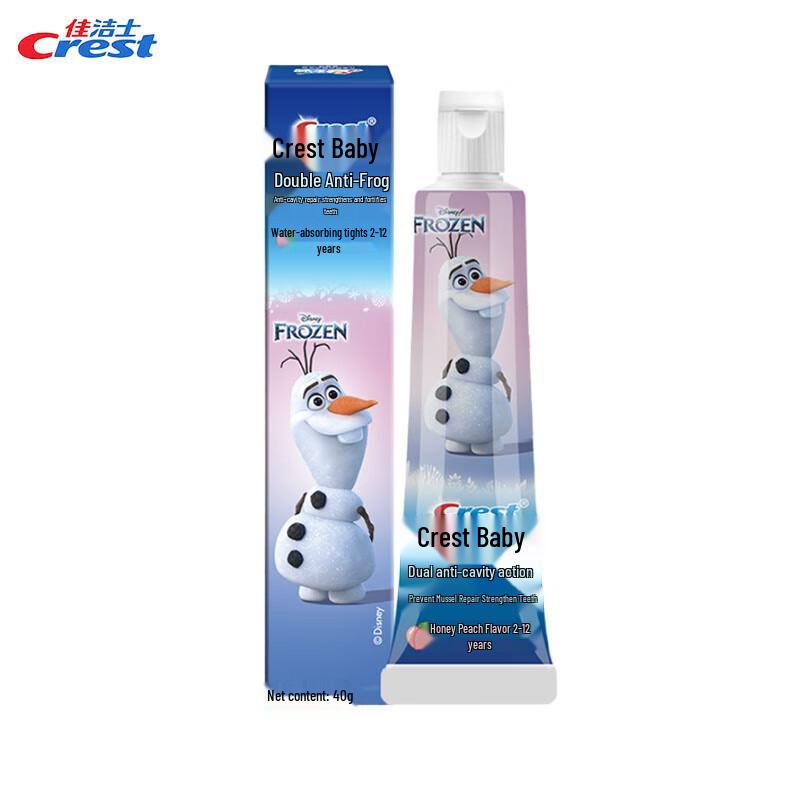 Crest Kids Olaf Fluoride Toothpaste - Peach Flavor