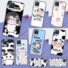 Milch Kuh Hautdruck Luxus Für Realme C75 C67 C61 C55 C53 C51 C21Y C25S GT 7 5 6 Pro GT 6T 10 11 12 13 14 Pro Plus Hülle