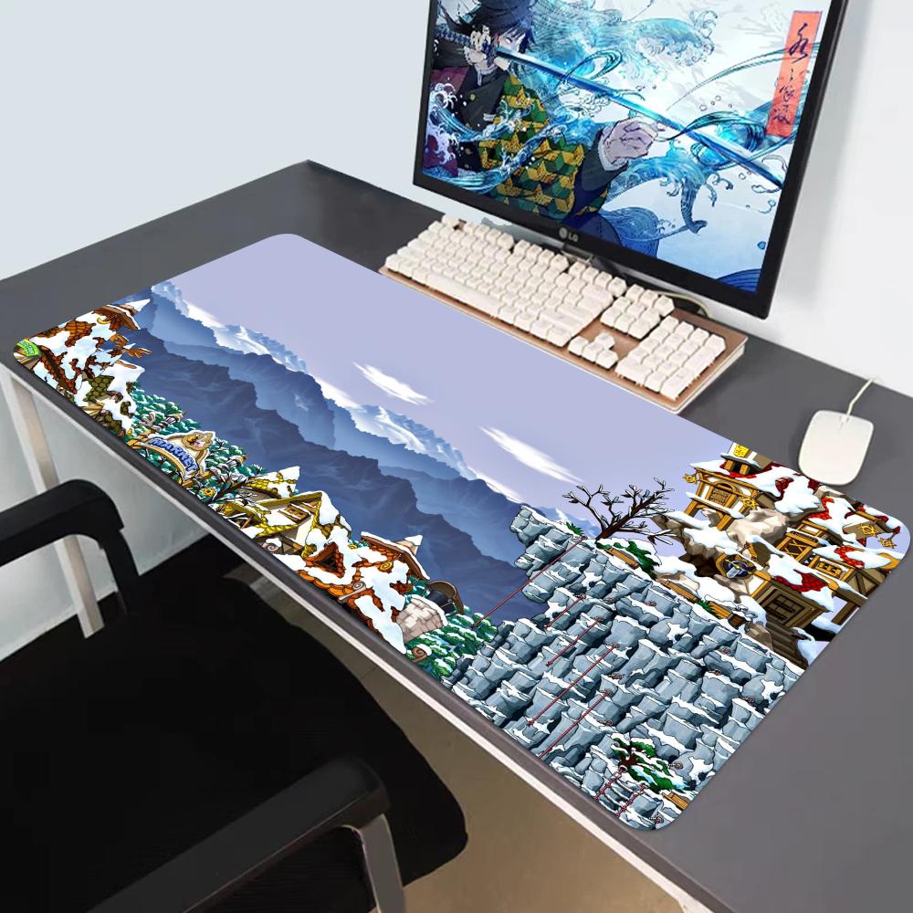 HD Anime Maplestory Mouse Pad Keyboard Mat Large PC Gamer Cabinet Gaming Mats Mause Cute Desk Accessories Mousepad Personalized