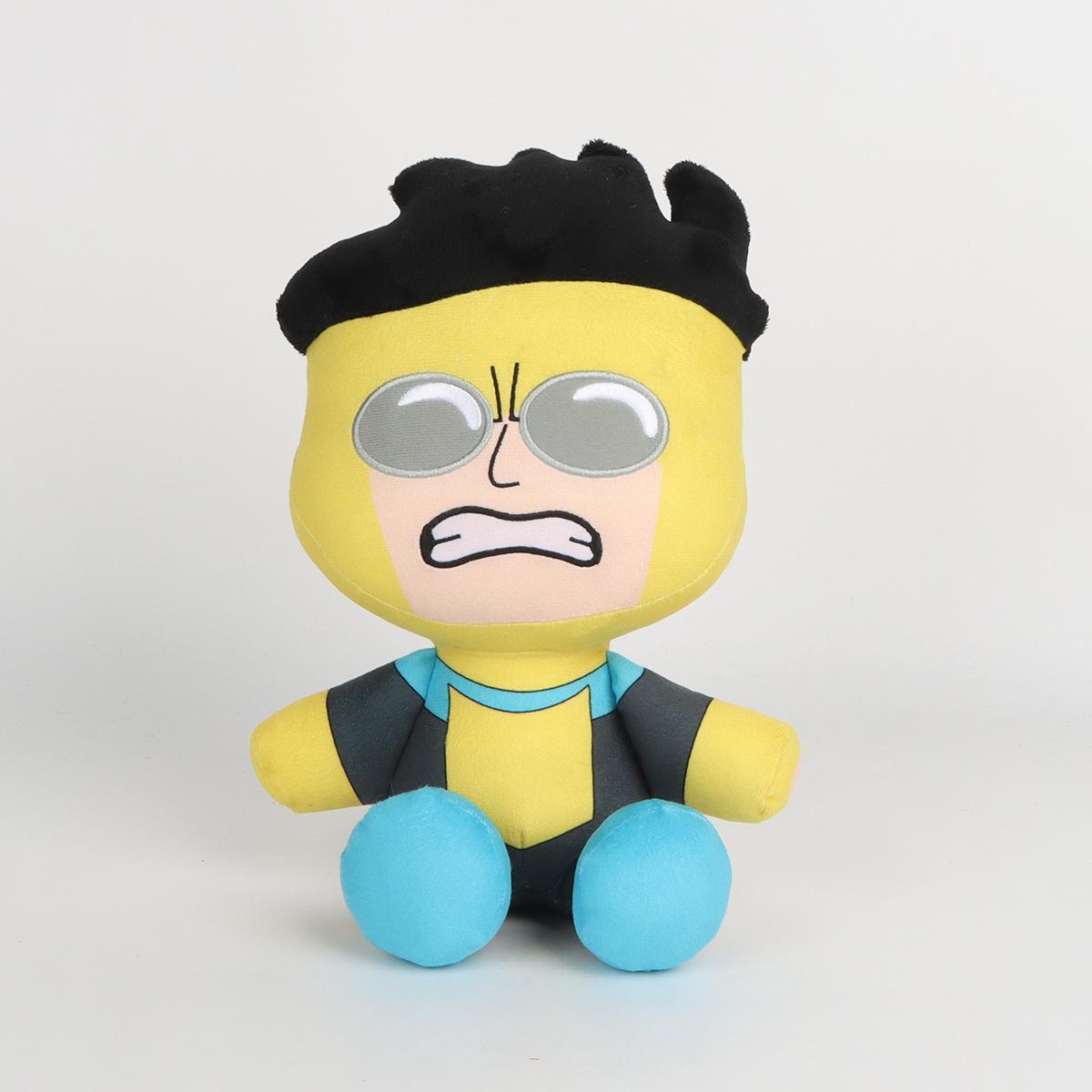 25cm New Invincible Superhero Plush Doll Mark Grayson Q Version Cartoon Figure Soft Stuffed Toy For Children Birthday Present 25CM