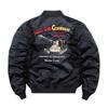 Kurtka męska Air Force One Pilot na wiosnę i jesień, haftowana, baseballowa, duża, kurtka narzędziowa