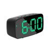 Modern Minimalist Mirror Clock With Lcd Display And Night Light For Bedroom Decor