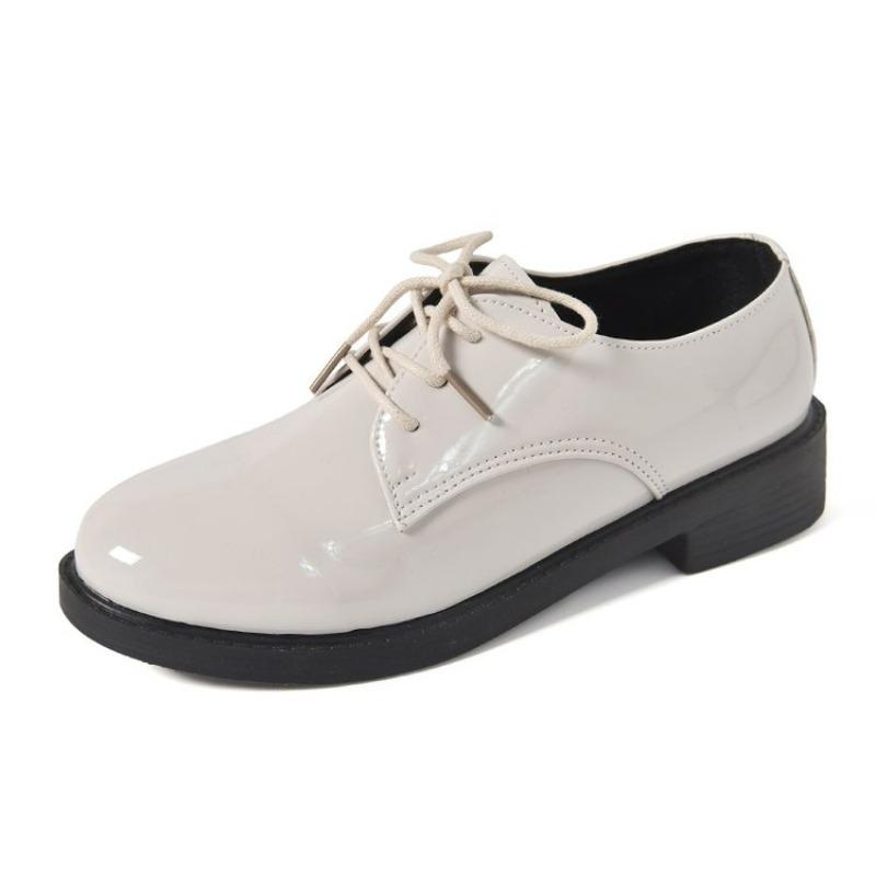 Mary Janes Shoes Woman  Trend British Style Oxfords Mouth Black Flats Casual Female shoes Ladies Footwear Loafers women
