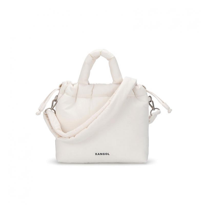 KangoL Wh Puffer Tote Bag L 3965 Ivory