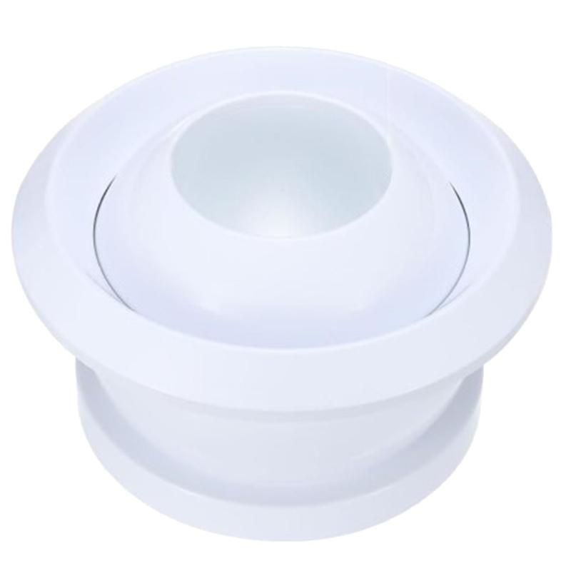 ABS-Dachüberstandslüfter Frei drehbarer Lüftungsschlitz Multifunktions-Lüftungsschlitz Bietet 360-Grad-Luftströme für verbesserte Raumluft