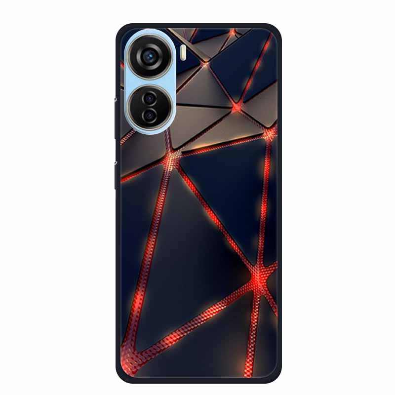 For ZTE Axon 40 LITE Case Popular Picture Black Silicone Soft Back Cover Case For ZTE Axon 40 Lite Case 40Lite Phone Cover Coque