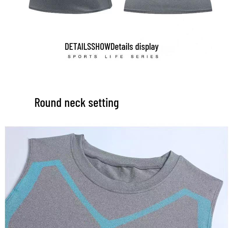 Herren ärmelloses Quick-Dry Fitness Tanktop – Atmungsaktives, eng anliegendes, schweißabsorbierendes Unterhemd für Laufen & Training.