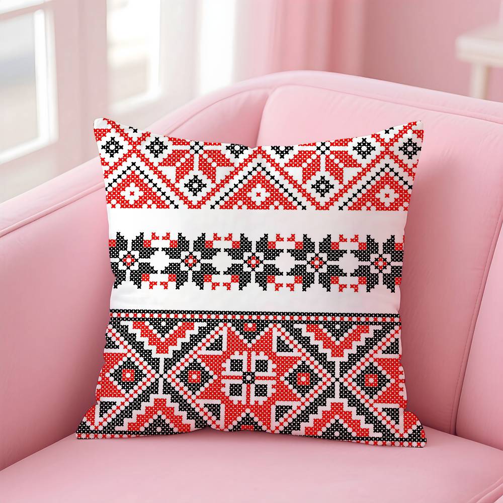 ART Russian Shading Pillow Case Pattern Printing Pillowcase Living Room Sofa Cushion Cover Bedroom Room Decor