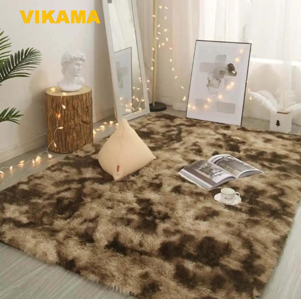 Tie-Dye Large Carpet Living Room Fluffy Floor Mat Super Soft Children's Room Non-Slip Home Decoration Bedroom Rug Washabl