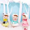 Adorable Metoo Plush Girl Doll Soft Short Plush Stuffed Toy With Pp Cotton Filling Cute Bag Pendant For Kids And Collectors