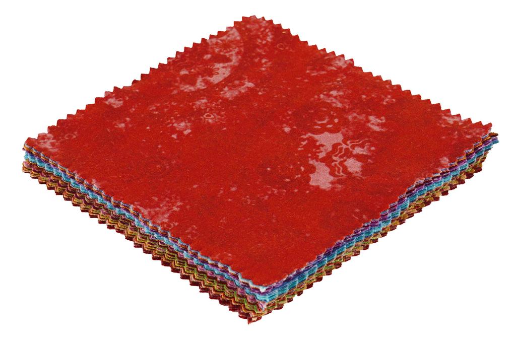 Soimoi Batikovaný potisk, předřezaný, 5palcový, bavlněný materiál, prošívané čtverce, sada přívěsků, DIY, patchwork, šití