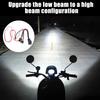 Motorcycle Headlight Wiring Harness Kit Universal High Conductivity Motorbike Light Cord for Near Far Beams Modification