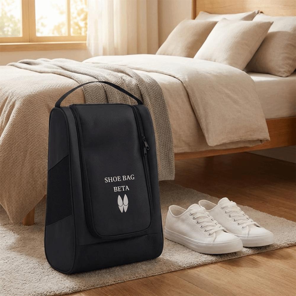Oxford Cloth Shoe Storage Bag Hand-Held Dust-proof Travel Shoe Bag Tear Resistant Breathable Football Boot Bag Outdoor