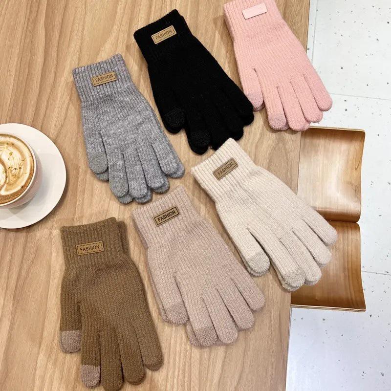 

Женские зимние флисовые перчатки для верховой езды с нескользящим покрытием и сенсорным экраном