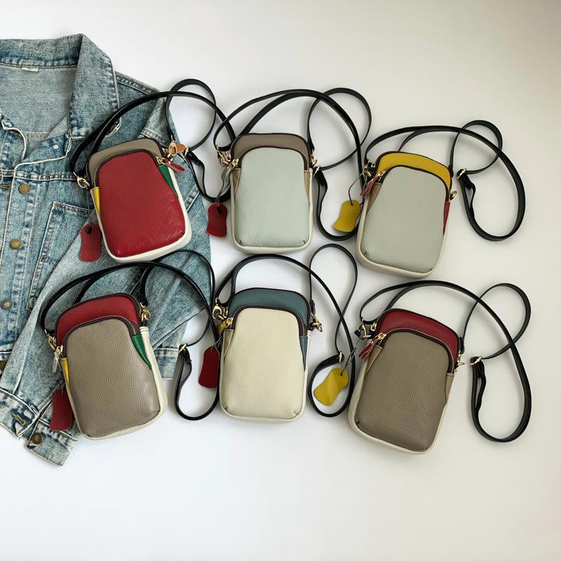 

Кожаная маленькая квадратная сумка из натуральной кожи первого слоя, цвет соответствует тренду, модная сумка-мессенджер, сумка через плечо для женщин